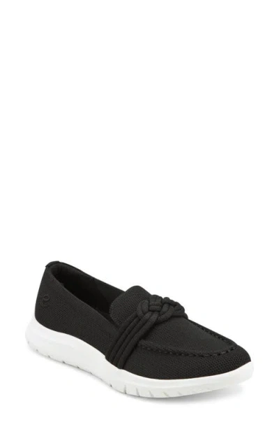 Easy Spirit Rayna Knit Loafer In Black