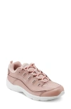 Easy Spirit Romy Sneaker In Pink Rose Leather