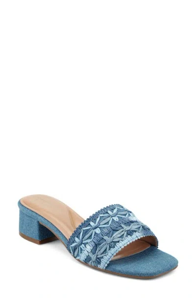 Easy Spirit Rosario Slide Sandal In Blue