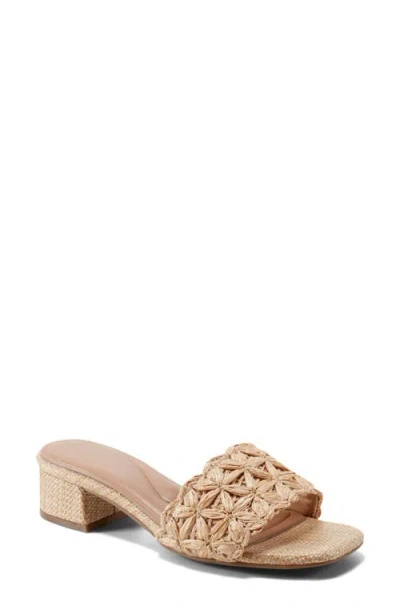 Easy Spirit Rosario Slide Sandal In Light Natural