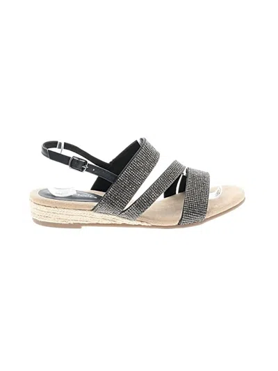 Pre-owned Easy Spirit Sandals In Gray