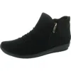 Easy Spirit Sealeta Womens Zipper Manmade Ankle Boots In Black