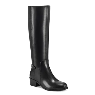 Easy Spirit Sechaza-wc Women's Size Us 5.5 Black Leather Knee High Boots Zpo2366