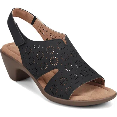 Easy Spirit Seconie Slingback Sandal In Black