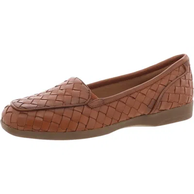 Easy Spirit Sedevitt19 Womens Woven Leather Flat Shoes In Multi