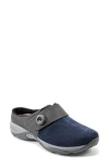 Easy Spirit Women's Edline Closed Toe Slip-on Casual Mules In Dark Blue