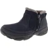 Easy Spirit Seepic Womens Leather Side Zipper Booties In Blue