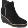 Easy Spirit Sejayda Wedge Heel Bootie In Black
