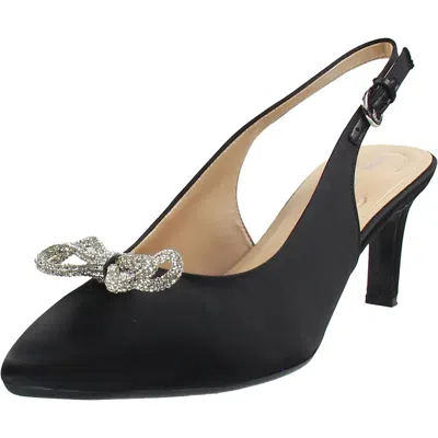 Easy Spirit Seroxanne2 Womens Jeweled Manmade Slingback Heels