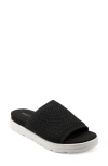 Easy Spirit Women's Siena Round Toe Casual Slip-on Sandals In Black