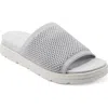 Easy Spirit Sesiena Stretch Knit Slide Sandal In Vapor/silver