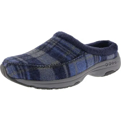 Easy Spirit Set Slip 2 Womens Indoor/outdoor Sole Walking Slide Slippers In Blue