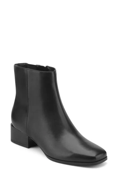Easy Spirit Sidney Leather Bootie In Black