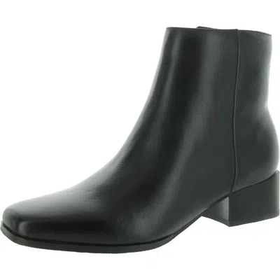 EASY SPIRIT SIDNEY WOMENS LEATHER BLOCK HEEL BOOTIES