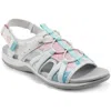 Easy Spirit Spark 9 Womens Faux Leather Cut-out Sport Sandals