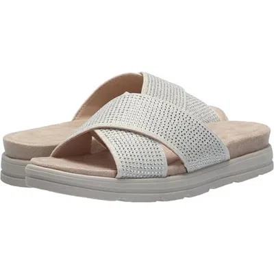 Easy Spirit Stacy Sandals Women's Ivory Slip On Open Toe Slide Htat1156 In Black