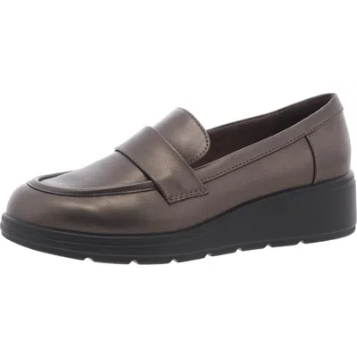 Easy Spirit Tahlia 3 Womens Padded Insole Faux Leather Loafers In Multi