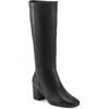 Easy Spirit Tony Womens Leather Tall Knee-high Boots In Black