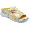 Easy Spirit Women's Traciee Square Toe Casual Flat Sandals Women's Shoes In Multi