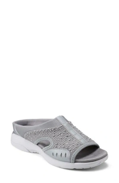 Easy Spirit Traciee Sport Slide Sandal In Grey