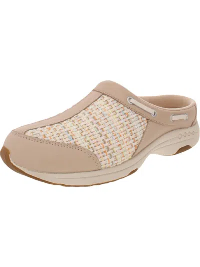 EASY SPIRIT TRAVEL PORT 96 WOMENS LEATHER SLIP ON MULES