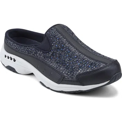 Easy Spirit Travel Sparkle Clog In Blue