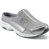 Easy Spirit Travel Sparkle Clog In Medium Gray