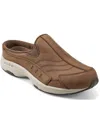 Easy Spirit Travel Time 698 Womens Suede Casual Mules In Brown