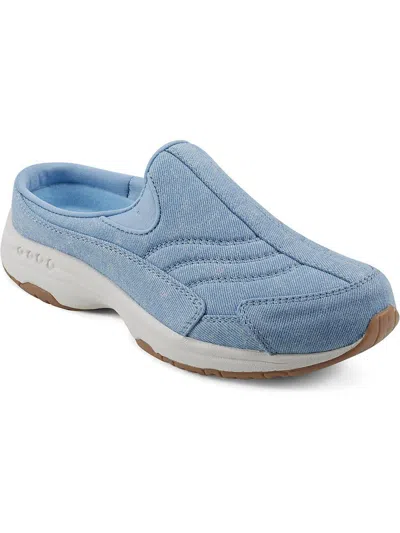 Easy Spirit Travel Time 711 Womens Casual Round Toe Slip-on Sneakers In Blue
