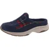 Easy Spirit Travel Time Womens Removable Padding Leather Mules In Multi