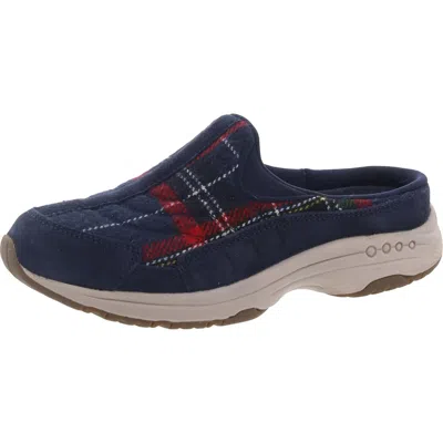 Easy Spirit Travel Time Womens Removable Padding Leather Mules In Multi