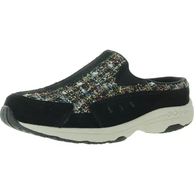 Easy Spirit Travel Time Womens Shimmer Faux Suede Slip-on Shoes In Multi