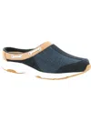 Easy Spirit Travelport 19 Womens Leather Trim Slip On Mules In Multi