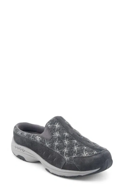 Easy Spirit Traveltime Clog Sneaker In Gray