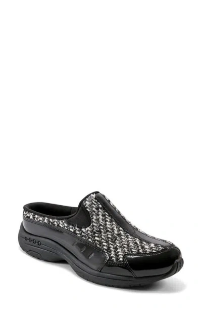 Easy Spirit Traveltime Slip-on Sneaker In Black,white