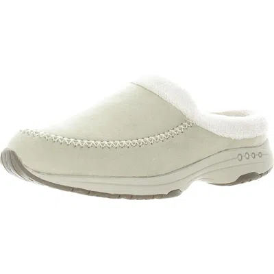 Easy Spirit Traveltime Womens Slip On Walking Slide Slippers In Beige