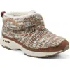 Easy Spirit Women's Trippin Cozy Ankle Booties In Brown Beige
