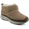 Easy Spirit Trippin Womens Faux Fur Cozy Ankle Boots In Brown