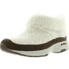 Easy Spirit Trippin Womens Faux Fur Cozy Ankle Boots In Brown