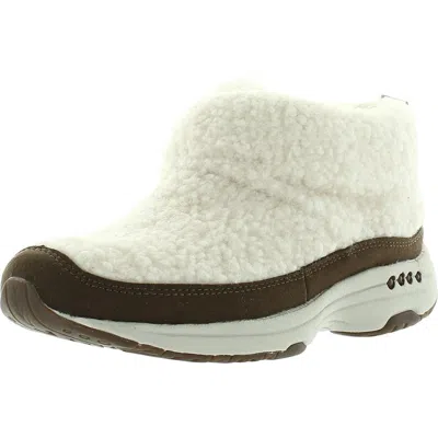 EASY SPIRIT TRIPPIN WOMENS FAUX FUR COZY ANKLE BOOTS