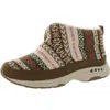 Easy Spirit Trippin Womens Faux Fur Cozy Ankle Boots In Multi