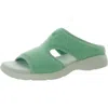 Easy Spirit Trudi 2 Womens Open Toe Slip On Slide Sandals In Green