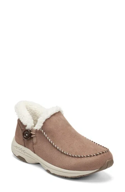 Easy Spirit Turner Faux Fur Lined Bootie In Brown