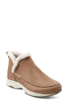 Easy Spirit Tuva 2 Womens Faux Fur Faux Suede Shearling Boots In Medium Brown