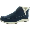 Easy Spirit Tuva Womens Faux Fur Lined Man Made Winter & Snow Boots In Blue