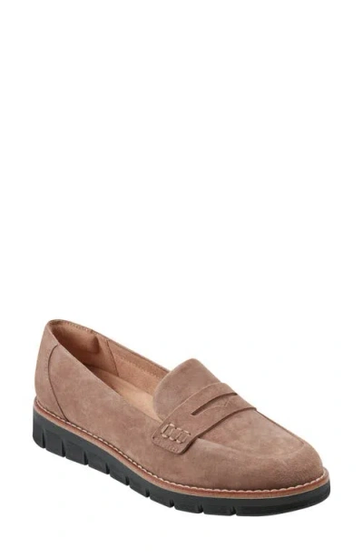 Easy Spirit Velia Penny Loafer In Brown
