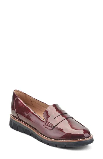Easy Spirit Velia Penny Loafer In Burgundy