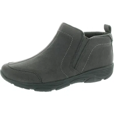 Easy Spirit Vony 2 Womens Zipper Faux Suede Booties In Multi