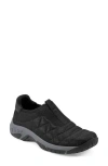 Easy Spirit Wallis 2 Womens Solid Knit Slip-on Sneakers In Black