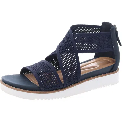 Easy Spirit Women's Wander Lightweight Strappy Flat Sandals In Navy